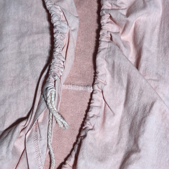 Free People pink hooded cardigan / sweatshirt - Picture 5 of 11